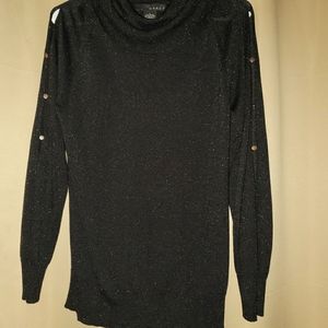 GRACE Black Sweater Top